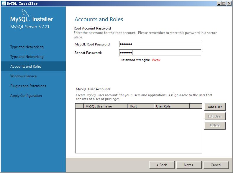 配置 MySQL 服务器