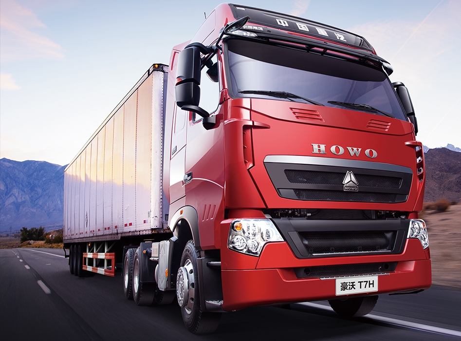 HOWO 8X4 Dump Truck Side View