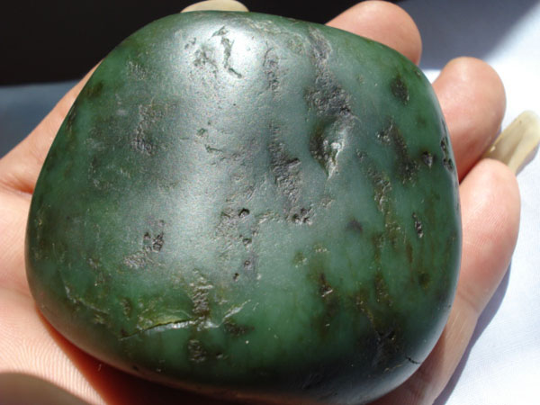 和田玉碧玉摆件